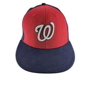OC Sports Washington Nationals Adjustable Hat Men OSFM Red Blue MLB Baseball Cap